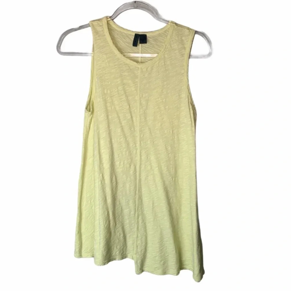 Anthropologie LOC tank top yellow small